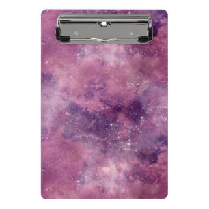 Dusk Rose Galaxy Series Design 1 Mini Klemmbrett