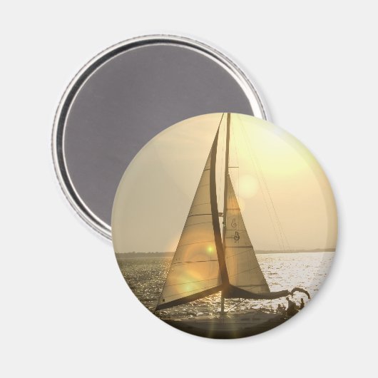 Dusk Sailing Magnet (Vorderseite/Rückseite)