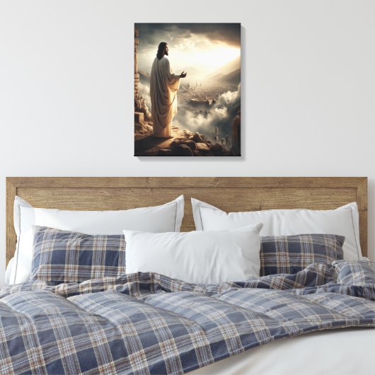 Dusk trifft Glorie am Himmel Leinwanddruck (Insitu (Schlafzimmer))