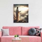 Dusk trifft Glorie am Himmel Leinwanddruck (Insitu (Wohnzimmer))