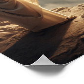 Dusk trifft Glorie am Himmel Poster (Ecke)