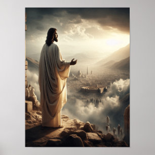 Dusk trifft Glorie am Himmel Poster