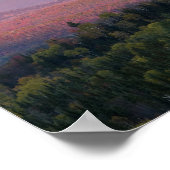 Dusk und Mount Washington in neuen Hampshire Poster (Ecke)