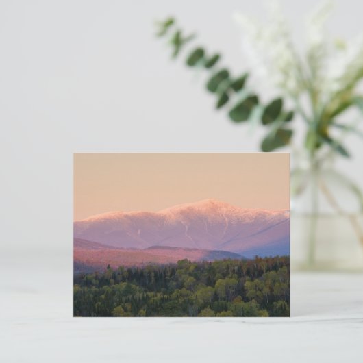 Dusk und Mount Washington in neuen Hampshire Postkarte (Stehend Vorderseite)
