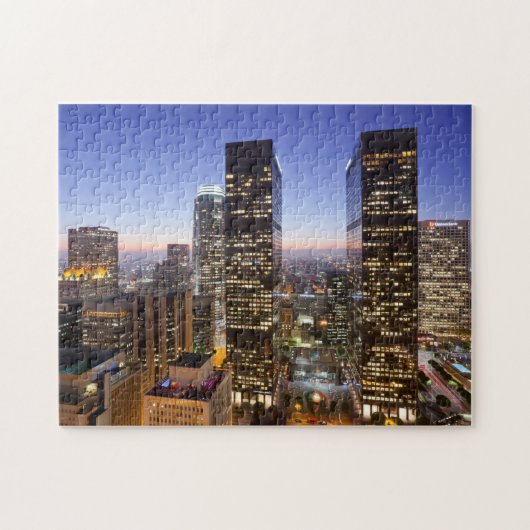 Dusk View Los Angeles Puzzle (Horizontal)