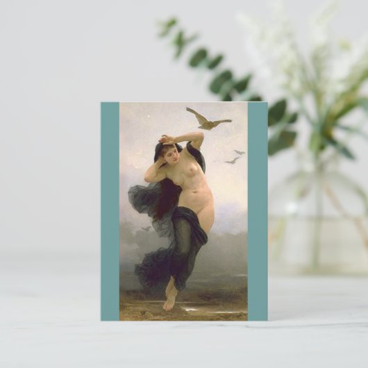 Dusk von Bouguereau Postkarte (Stehend Vorderseite)