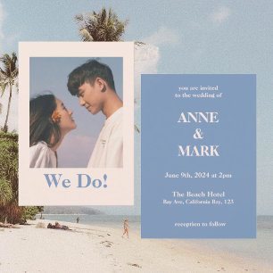 DUSKLY BEIGE BLUE MUTED TONNEN EINLADUNG