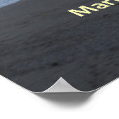 Dusky Beach Poster (Ecke)