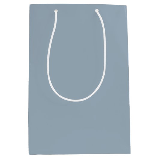Dusky Blue Chalk Mittlere Geschenktüte (Vorderseite)