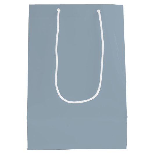 Dusky Blue Chalk Mittlere Geschenktüte (Rückseite)