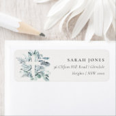 Dusky Blue Eucalyptus Fern Foliage Cross-Adresse (Insitu)
