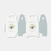 Dusky Blue Green Succulent Pumpkin Baby Dusche Geschenkschachtel (Ungefaltet)