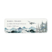 Dusky Blue Mountains Pine Flugzeug Glider Adresse (Vorne)