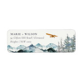 Dusky Blue Mountains Pine Flugzeug Glider Adresse (Vorne)