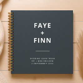 Dusky Blue | Skandinavischer Minimalistischer Hoch Notizblock