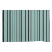 Dusky Blue Stripes Pillow Case Kissenbezug (Vorderseite-Rechts)