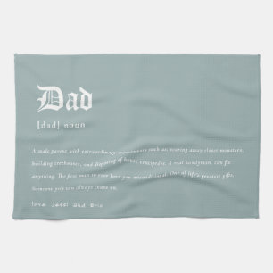 Dusky Blue Vater Dictionary Definition benutzerdef Geschirrtuch