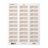 DUSKY BLUSH TERRACOTTA LINIE ZEICHNEND BLUSTERADRE (Vorne)