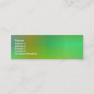 Dusky Color II Mini Visitenkarte