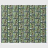 Dusky Conure Papagei Geschenkpapier (Flach)