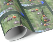 Dusky Conure Papagei Geschenkpapier (Rolleneckpunkt)