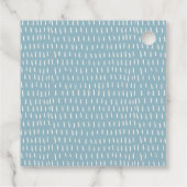 Dusky Cruise Ship Palm Seascape Brautparty Geschenkanhänger (Rückseite)