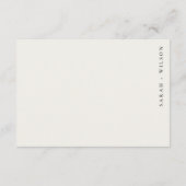 Dusky Cruise Ship Palm Seascape Empfang Begleitkarte (Rückseite)