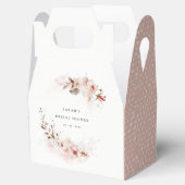Dusky Fall Marsala Blush Brautparty Geschenkschachtel (Geöffnet)