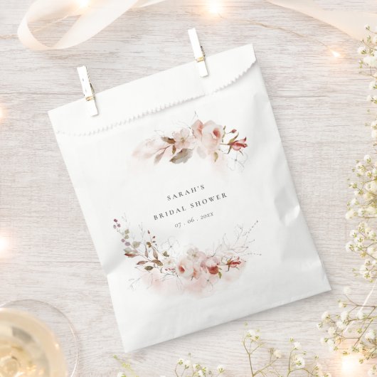 Dusky Fall Marsala Blush Brautparty Geschenktütchen (Ausgeschnitten)