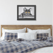 Dusky Gold Canvas Print Leinwanddruck (Insitu (Schlafzimmer))