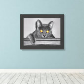 Dusky Gold Canvas Print Leinwanddruck (Insitu (Holzboden))