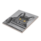 Dusky Gold Decorative Tile Fliese (Seite)