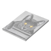 Dusky Gold Notepad Notizblock (Rotiert)