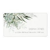 Dusky Green Leafy Fern Succulate Foliage Address (Vorne)