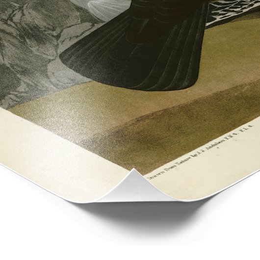 Dusky Grous (Blauer Grouse) Audubon Birds of Ameri Fotodruck (Ecke)