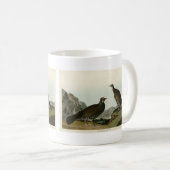 Dusky Grous (Blauer Grouse) Audubon Birds of Ameri Kaffeetasse (VorderseiteRechts)