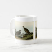 Dusky Grous (Blauer Grouse) Audubon Birds of Ameri Kaffeetasse (Vorderseite Links)