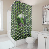 Dusky Headed Congreure Parrot Duschvorhang (Beispiel)