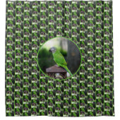 Dusky Headed Congreure Parrot Duschvorhang (Vorderseite)