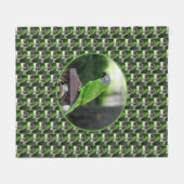 Dusky Headed Congreure Parrot Fleecedecke (Vorderseite (Horizontal))