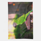 Dusky Headed Congreure Parrot   Geschirrtuch (Vertikal)