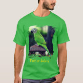Dusky Headed Conure Parrot Personalized T-Shirt (Vorderseite)