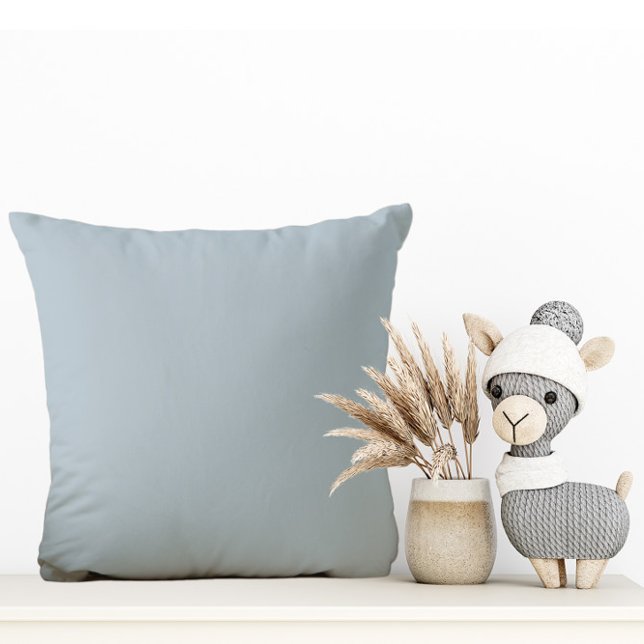 Dusky Light Winter Blue - Throw Kissen (Von Creator hochgeladen)
