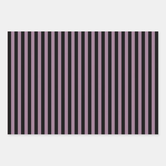 Dusky Lila und Black Paris thematisch Geschenkpapier Set (Vorderseite 2)