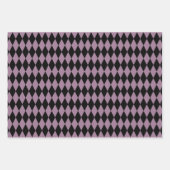 Dusky Lila und Black Paris thematisch Geschenkpapier Set (Vorderseite)