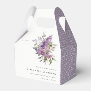 Dusky Lilac Hütte Flora Brautparty Geschenkschachtel