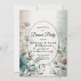 Dusky Petals und Soft Serenity Floral Einladung