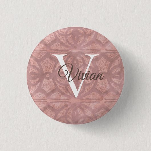 Dusky Pink Button (Vorderseite)