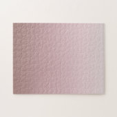 Dusky Pink Gradient Minimal Schwierigkeit Puzzle (Horizontal)