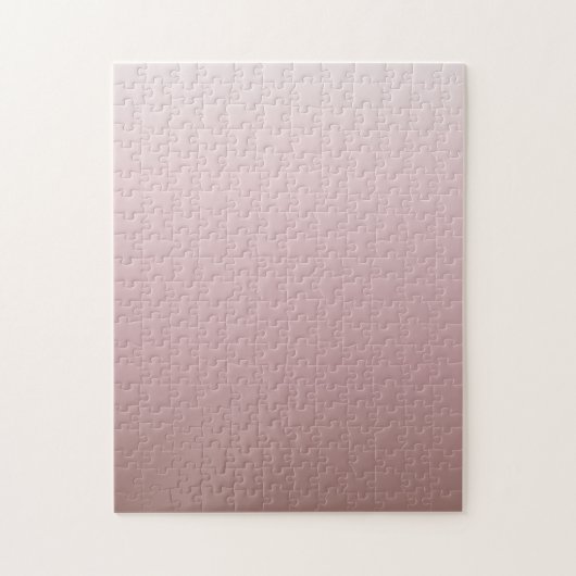 Dusky Pink Gradient Minimal Schwierigkeit Puzzle (Vertikal)